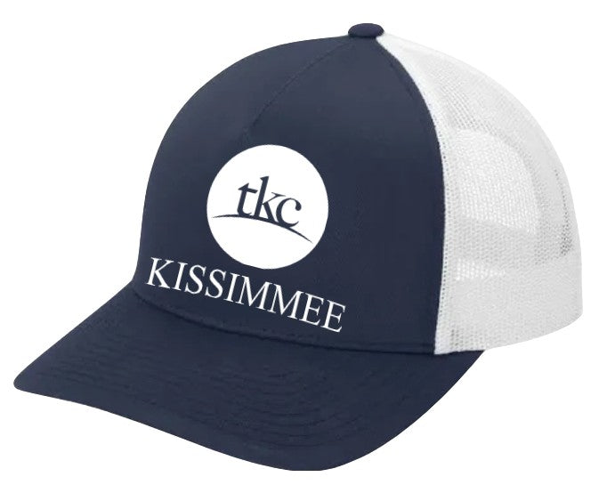 TKC Kissimmee Classic Navy w/White Mesh Trucker Cap