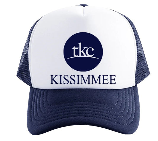 TKC Kissimmee Navy w/White Mesh Trucker Cap