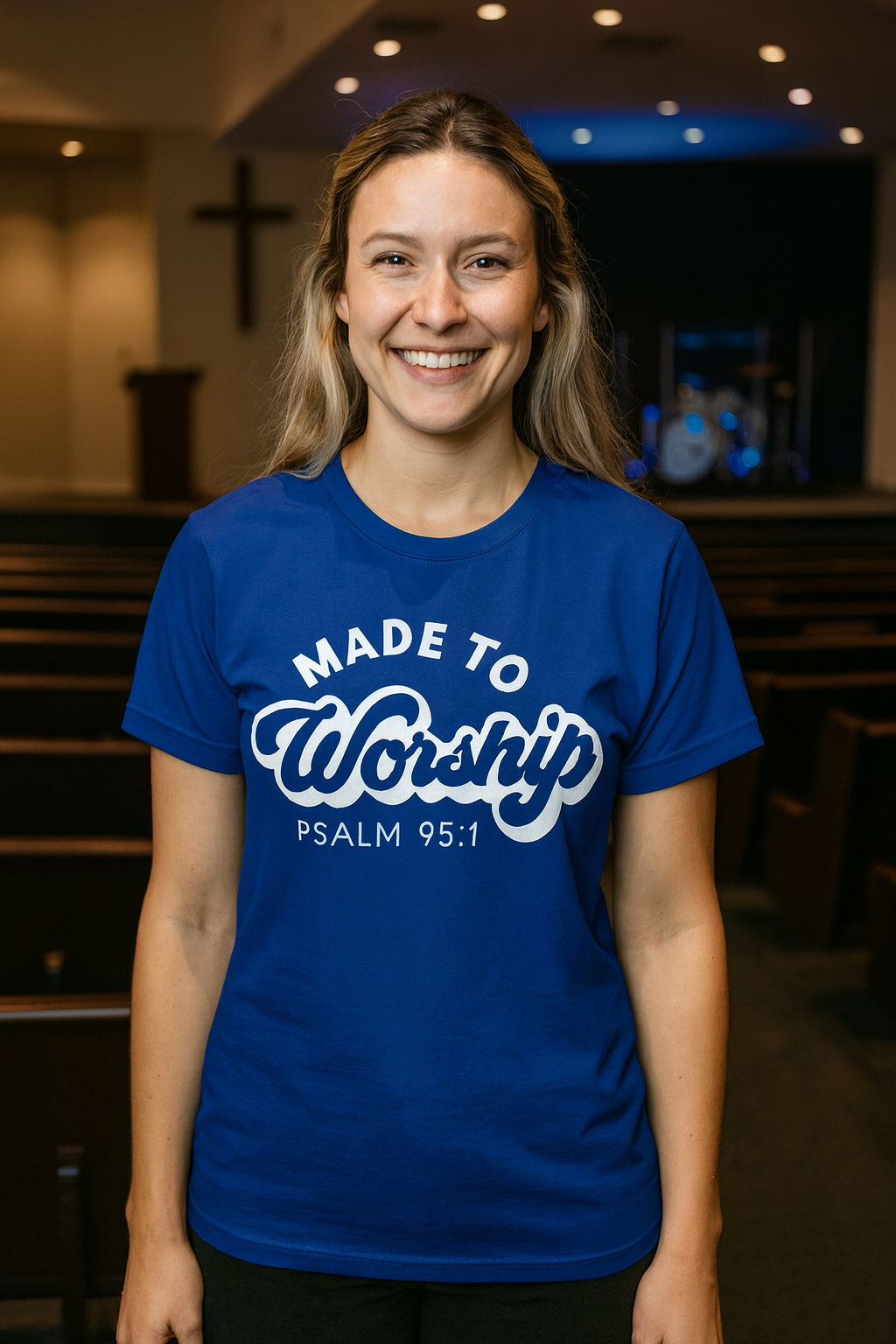Made to Worship Tee – Psalm 95:1