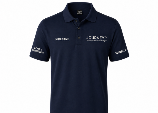 Journey Level 2 – Adult Navy Polo