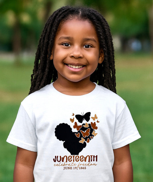 Girls’ Juneteenth “Celebrate Freedom” T-Shirt