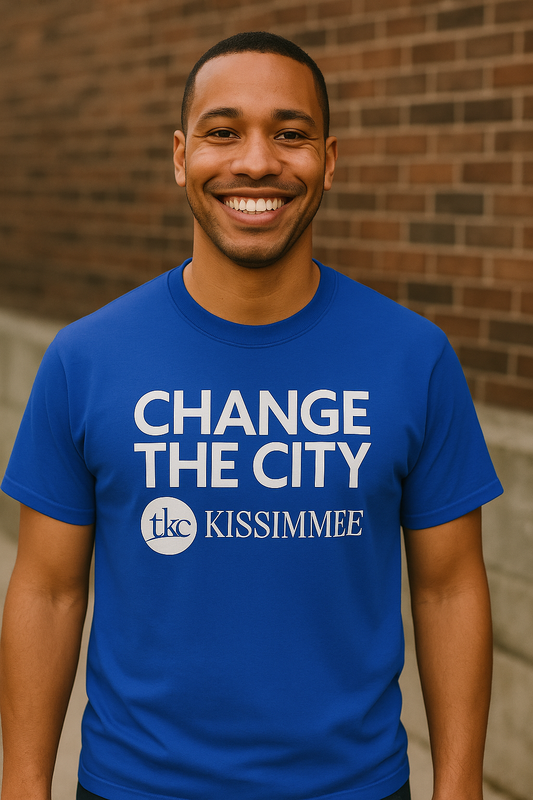 Change The City Adult T-Shirt - TKC Kissimmee