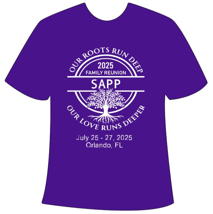 Sapp 2025 Family Reunion T-Shirt